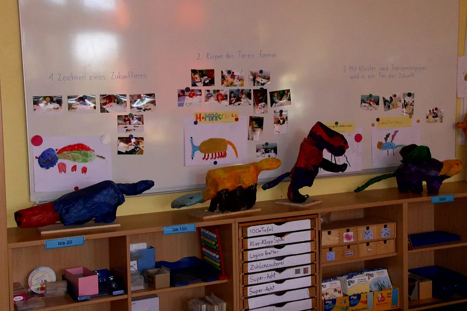 Ausstellung der Kunstwerke der 3a