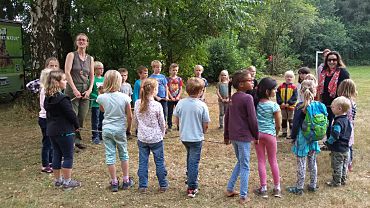 Die Klasse 2a und 2b in Hepstedt