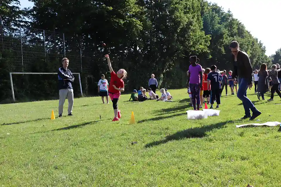 Beim Werfen wurde wieder alles gegeben