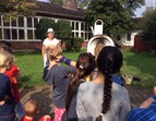 Das Brot wird in unserem Ofen gebacken