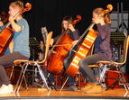Cellos aus dem Grollander Orchester