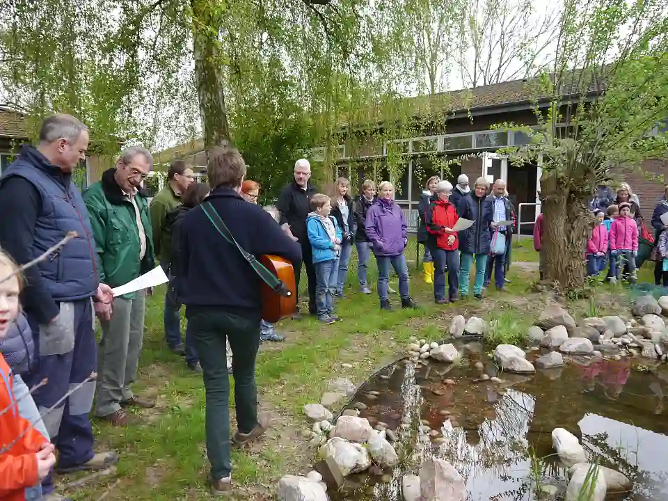 Einweihung des Teiches