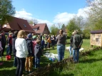 Einweihung des Insektenhotels