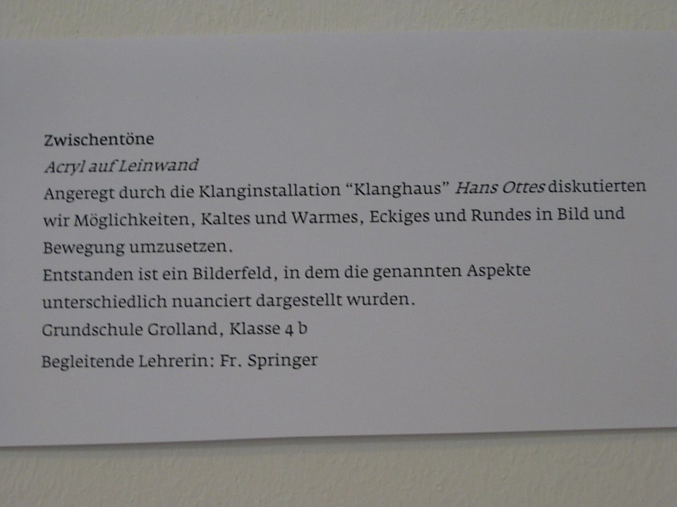 Das Thema des Projektes